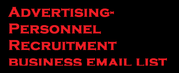 Advertising-Personnel Recruitment Customer service Email Data