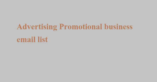 Advertising-Promotional Customer service Email Data