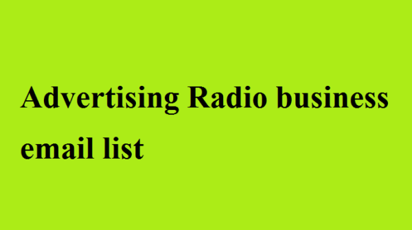 Advertising-Radio Customer service Email Data