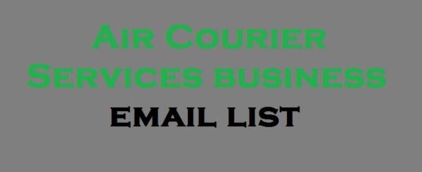 Air Courier Services Customer service Email Data