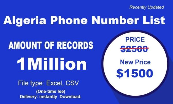 500K Test Algeria Customer service Phone Data