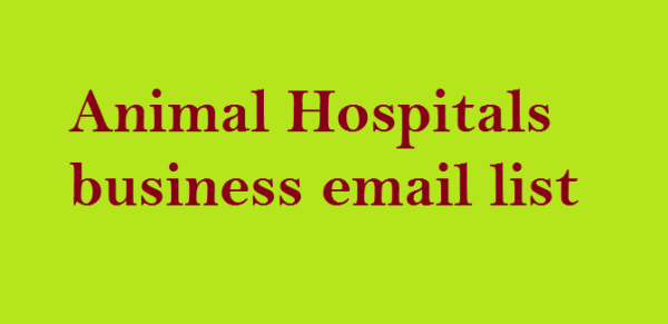 Animal Hospitals Customer service Email Data