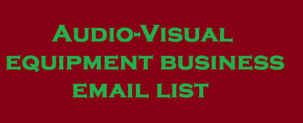 Audio-Visual equipment Customer service Email Data