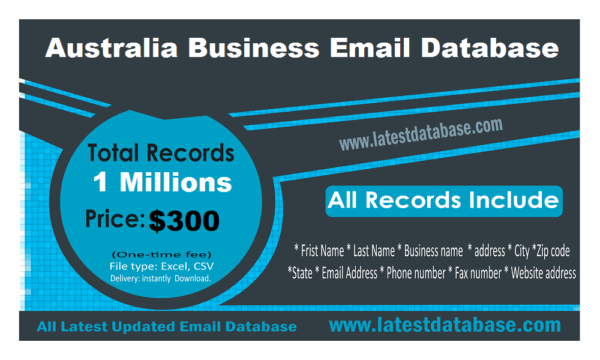 Australia Customer service Email Data