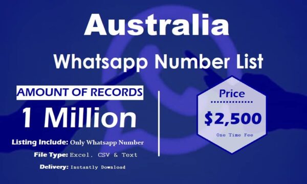 Australia Customer service WhatsApp Data 3 Million