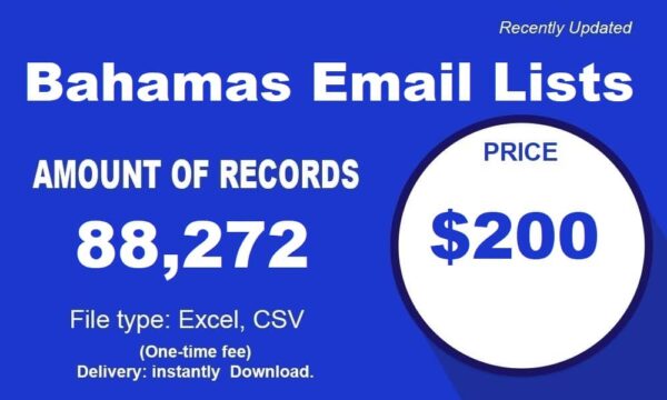 Bahamas Customer service Email Datas