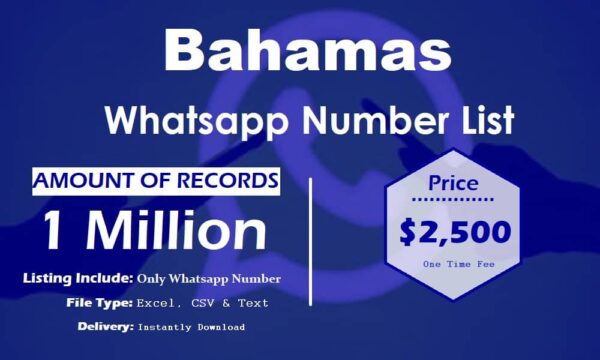 Bahamas Customer service WhatsApp Data 100K