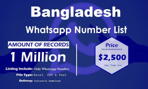 Bangladesh Customer service WhatsApp Data 100K