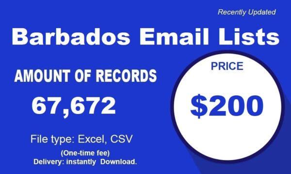 Barbados Customer service Email Datas