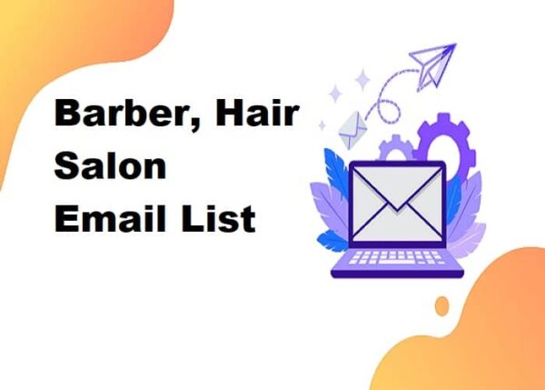 Barber, Hair Salon Customer service Email Data