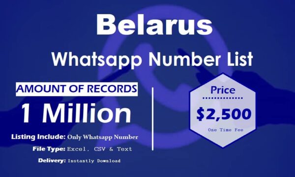 Belarus Customer service WhatsApp Data 3 Million