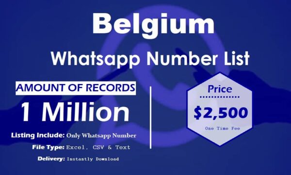 Belgium Customer service WhatsApp Data 1 Million