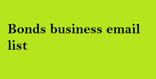 Bonds Customer service Email Data