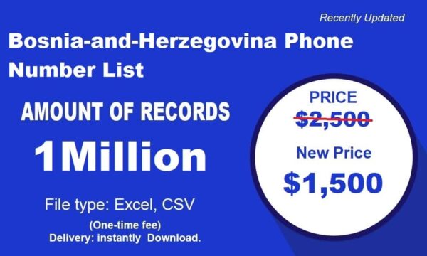 Bosnia-and-Herzegovina Customer service Phone Data