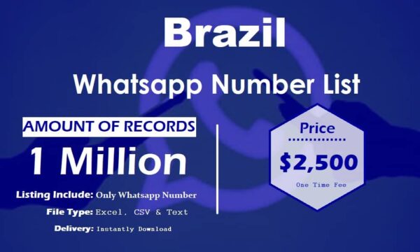 Brazil Customer service WhatsApp Data 100K