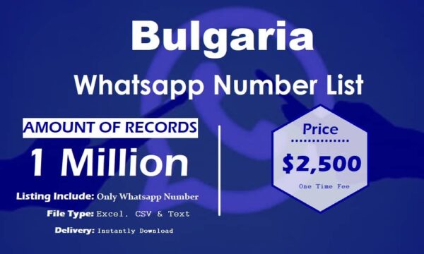 Bulgaria Customer service WhatsApp Data 3 Million