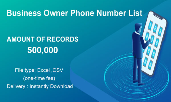 Business Owner Customer service Phone Datas List Trial