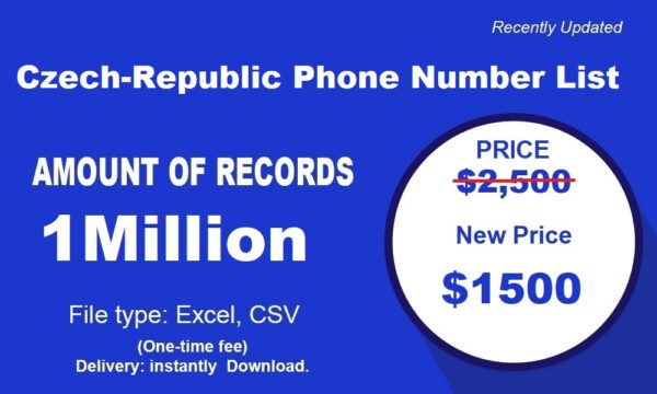 500K Test Czech-Republic Customer service Phone Data