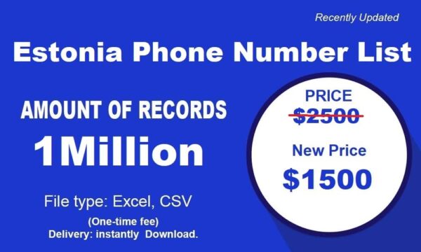 500K Test Estonia Customer service Phone Data