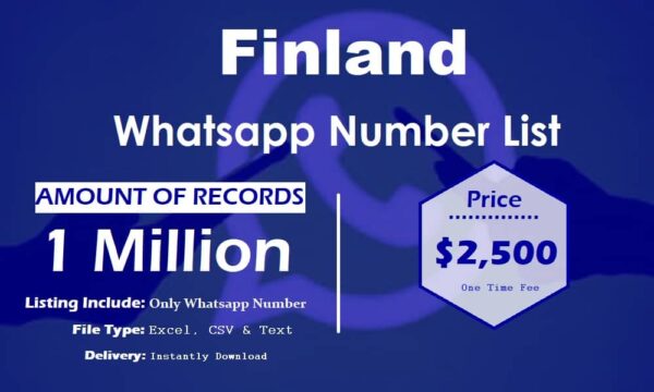 Finland Customer service WhatsApp Data 5 Million