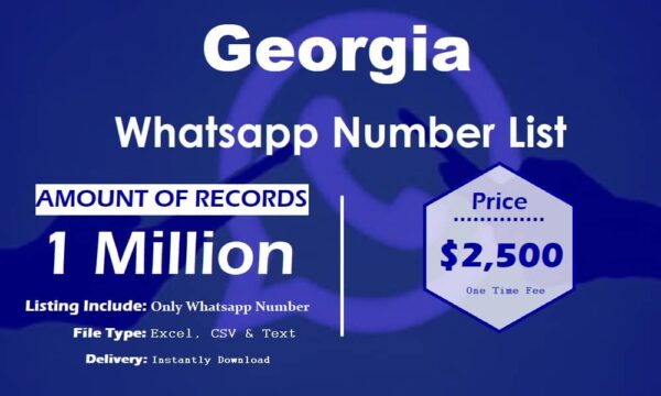 Georgia Customer service WhatsApp Data 1 Million