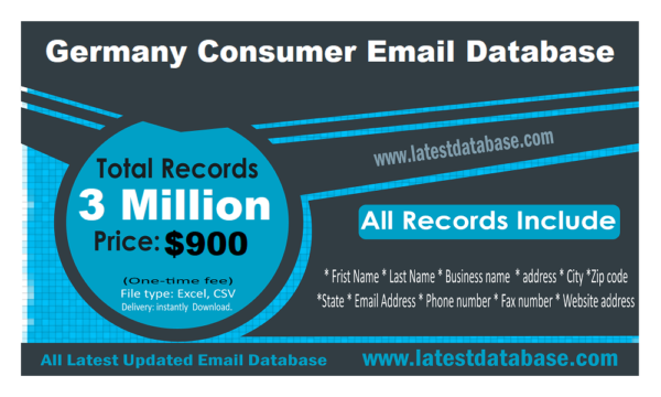 Germany Customer service Email Data