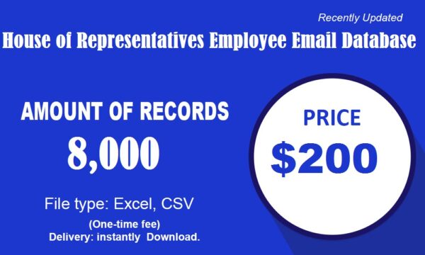 House of Representatives Employee Customer service Email Data