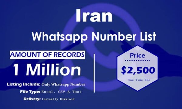 Iran Customer service WhatsApp Data 1 Million