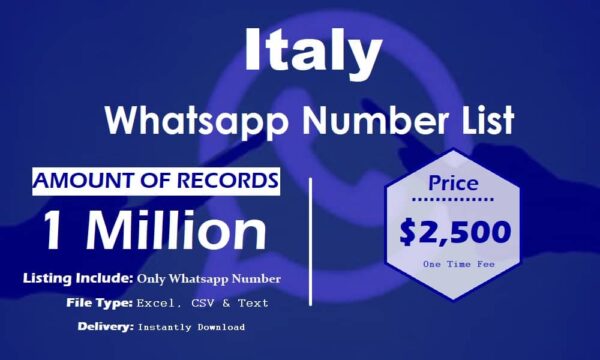 Italy Customer service WhatsApp Data 100K