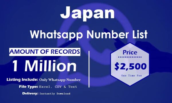 Japan Customer service WhatsApp Data 500K