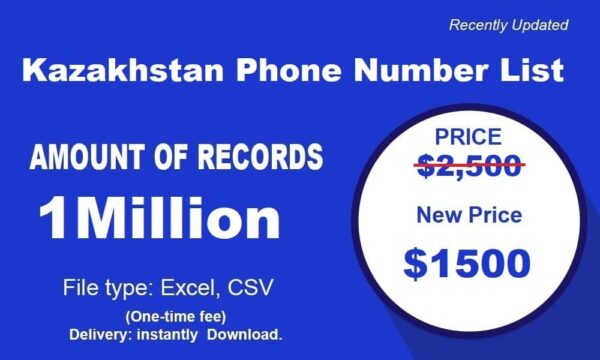 500K Test Kazakhstan Customer service Phone Data