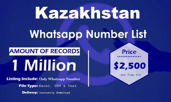 Kazakhstan Customer service WhatsApp Data 50K