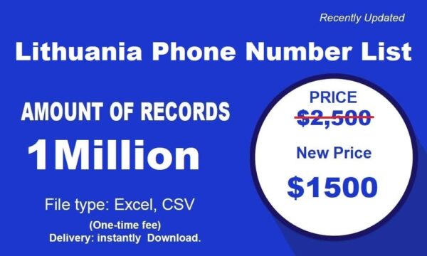 500K Test Lithuania Customer service Phone Data