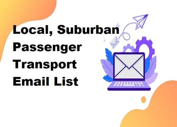 Local, Suburban Passenger Transport Customer service Email Data