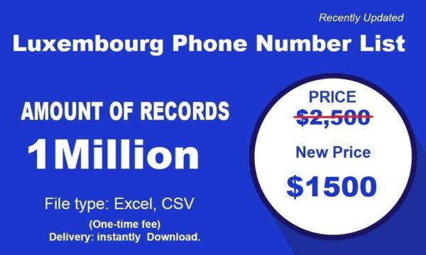 500K Test Luxembourg Customer service Phone Data