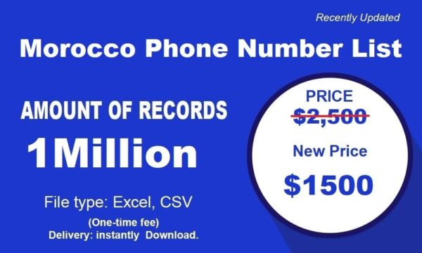 500K Test Morocco Customer service Phone Data