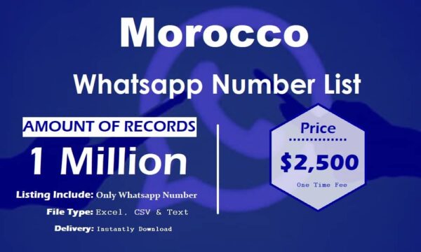 Morocco Customer service WhatsApp Data Trial