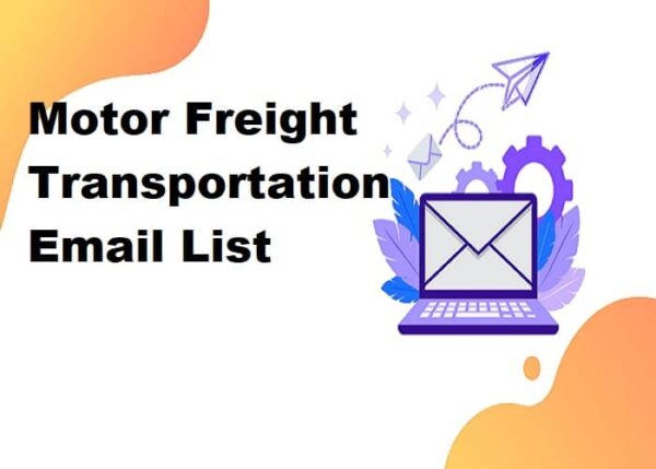 Motor Freight Transportation Customer service Email Data