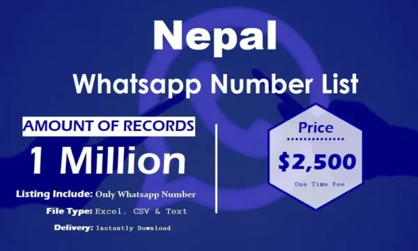 Nepal Customer service WhatsApp Data 500K