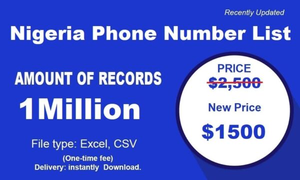 500K Test Nigeria Customer service Phone Data