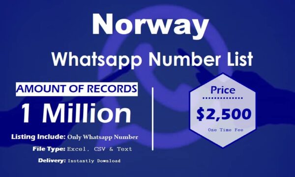 Norway Customer service WhatsApp Data 1 Million