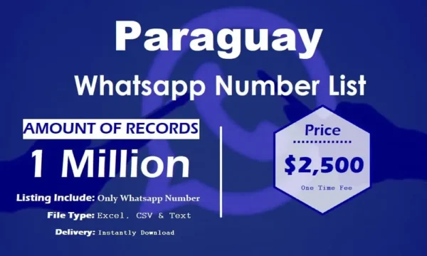 Paraguay Customer service WhatsApp Data 100K