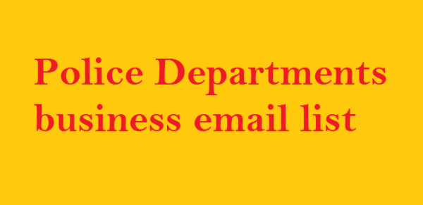 Police Departments Customer service Email Data