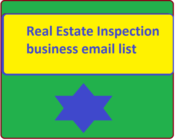 Real Estate Inspection Customer service Email Data