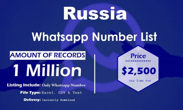 Russia Customer service WhatsApp Data 1 Million