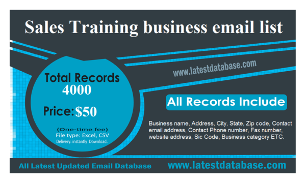 Sales Training Customer service Email Data