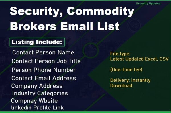 Security, Commodity Brokers Customer service Email Data