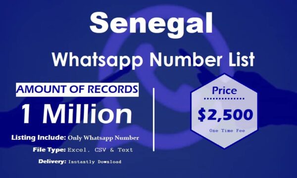 Senegal Customer service WhatsApp Data 50K