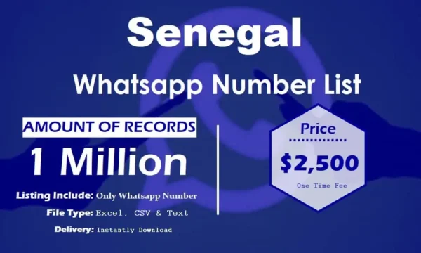 Senegal Customer service WhatsApp Data 3 Million