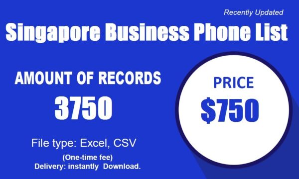 Singapore Business Customer service Phone Data